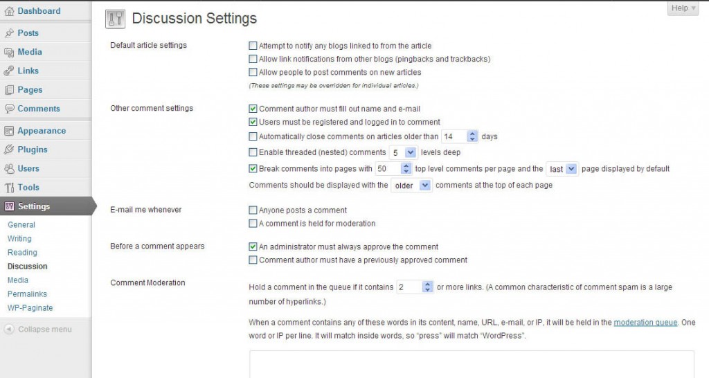 Secure Setting For WordPress to Avoid Spam Comments